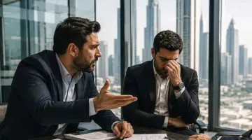إلزام شركة بدفع 489.3 ألف درهم لصديقين ساندا مديرها في أزمة مالية